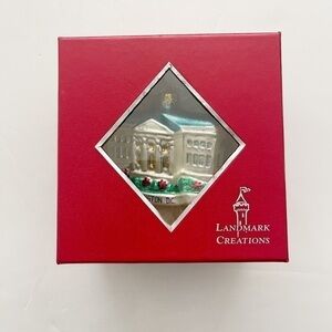 Landmark Creations White House Ornament 1998